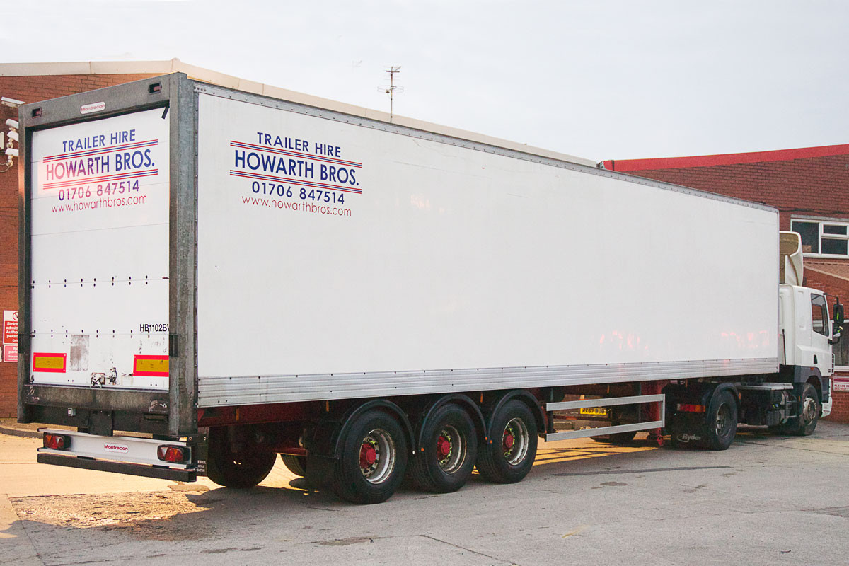 40ft box trailer rental manchester